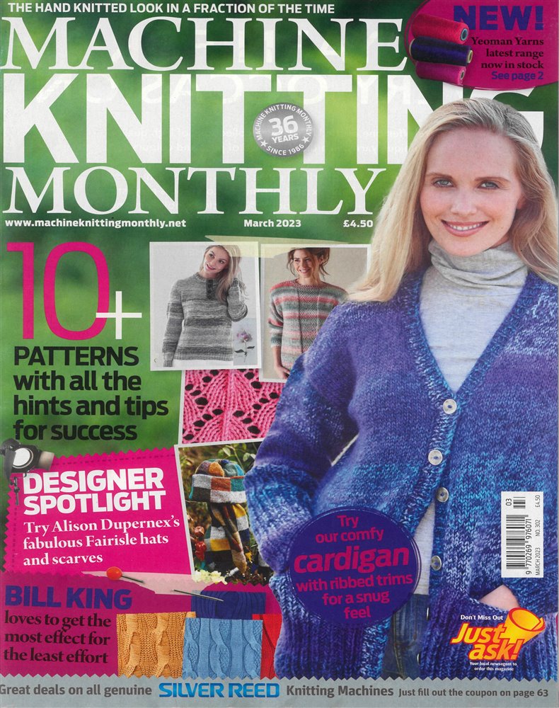 Machine Knitting Monthly Magazine Subscription