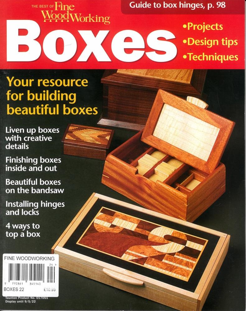 Fine Woodworking Magazine Issue BOXES 22