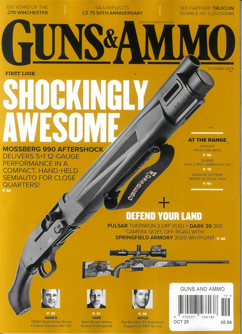 Guns and Ammo - OCT 25