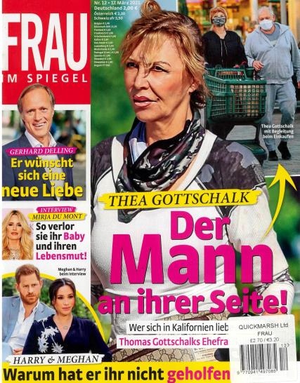 Frau Im Spiegel Magazine