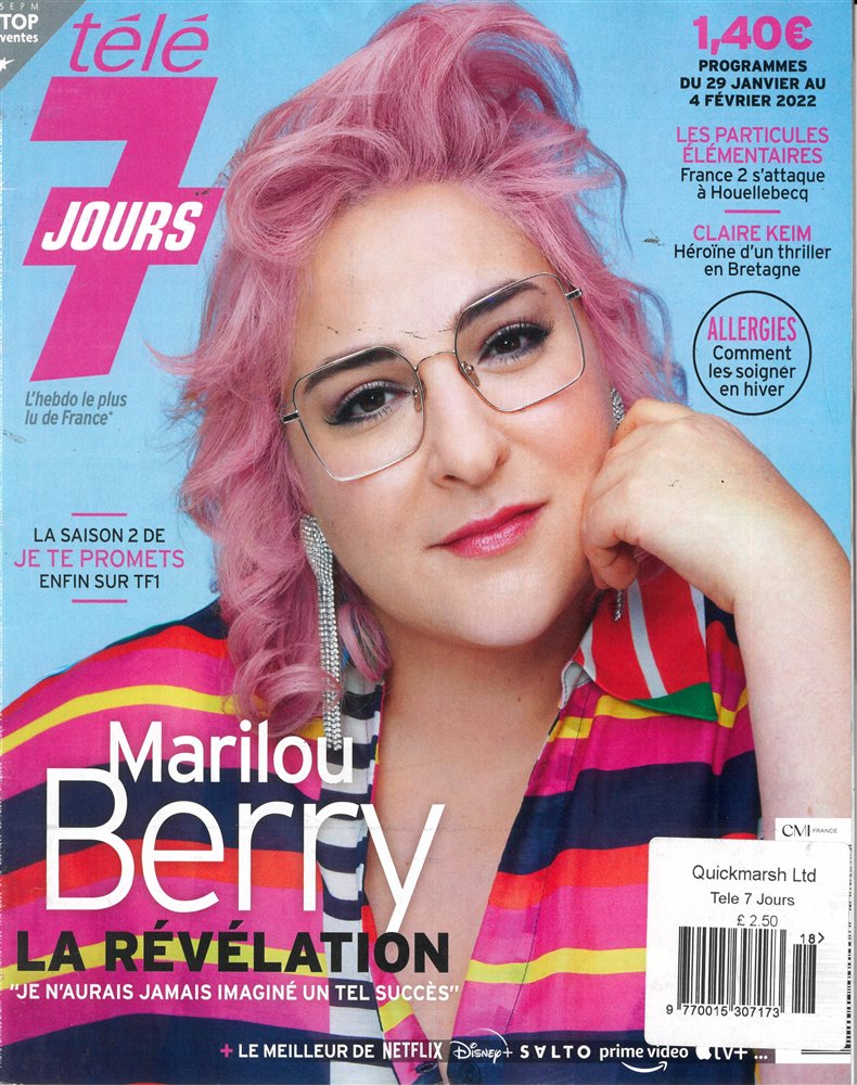Tele 7 Jours Magazine Issue NO 3218