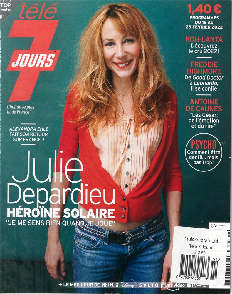 Tele 7 Jours Magazine Issue NO 3221