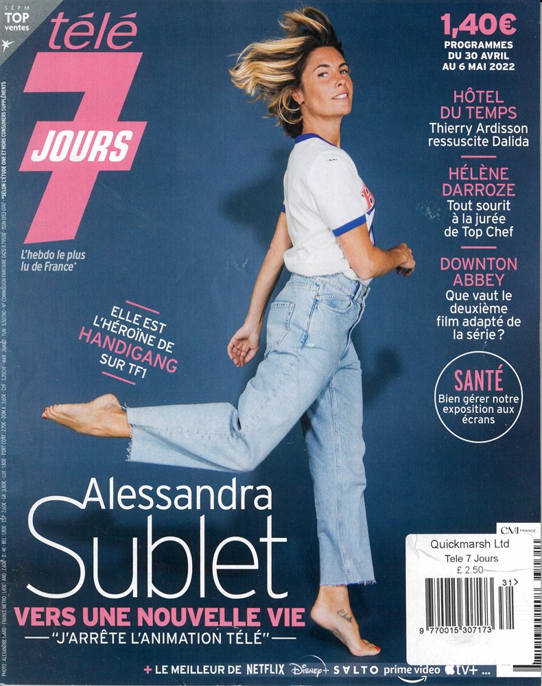 Tele 7 Jours Magazine Issue NO 3231