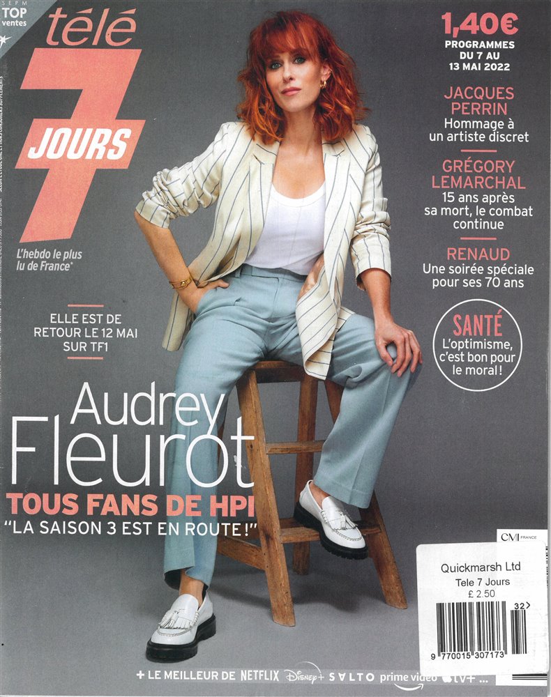 Tele 7 Jours Magazine Issue NO 3232