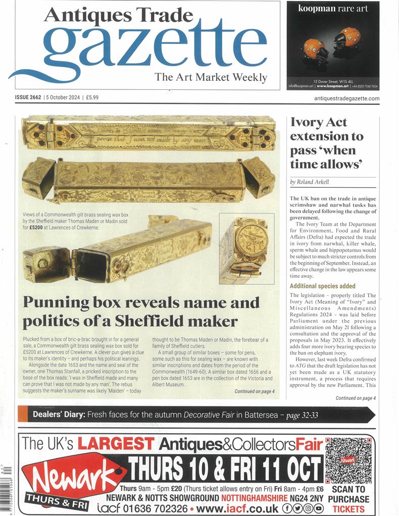 Antique Trade Gazette - 05/10/2024
