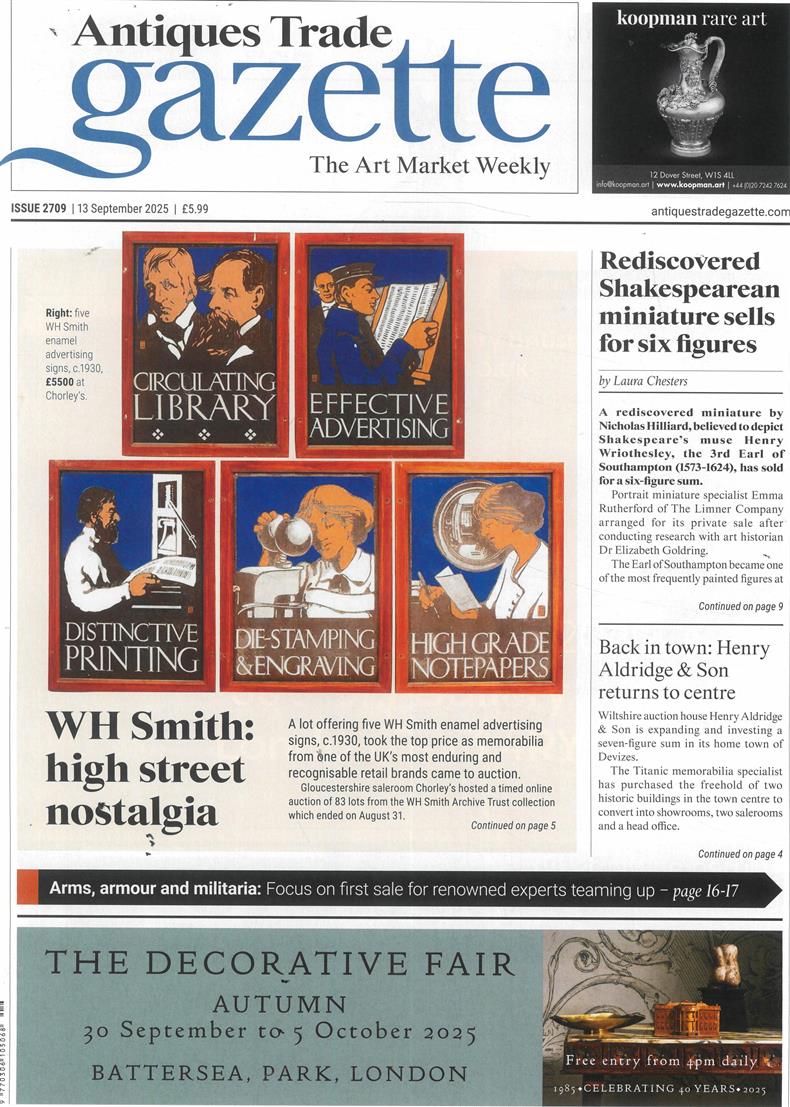 Antique Trade Gazette - 13/09/2025