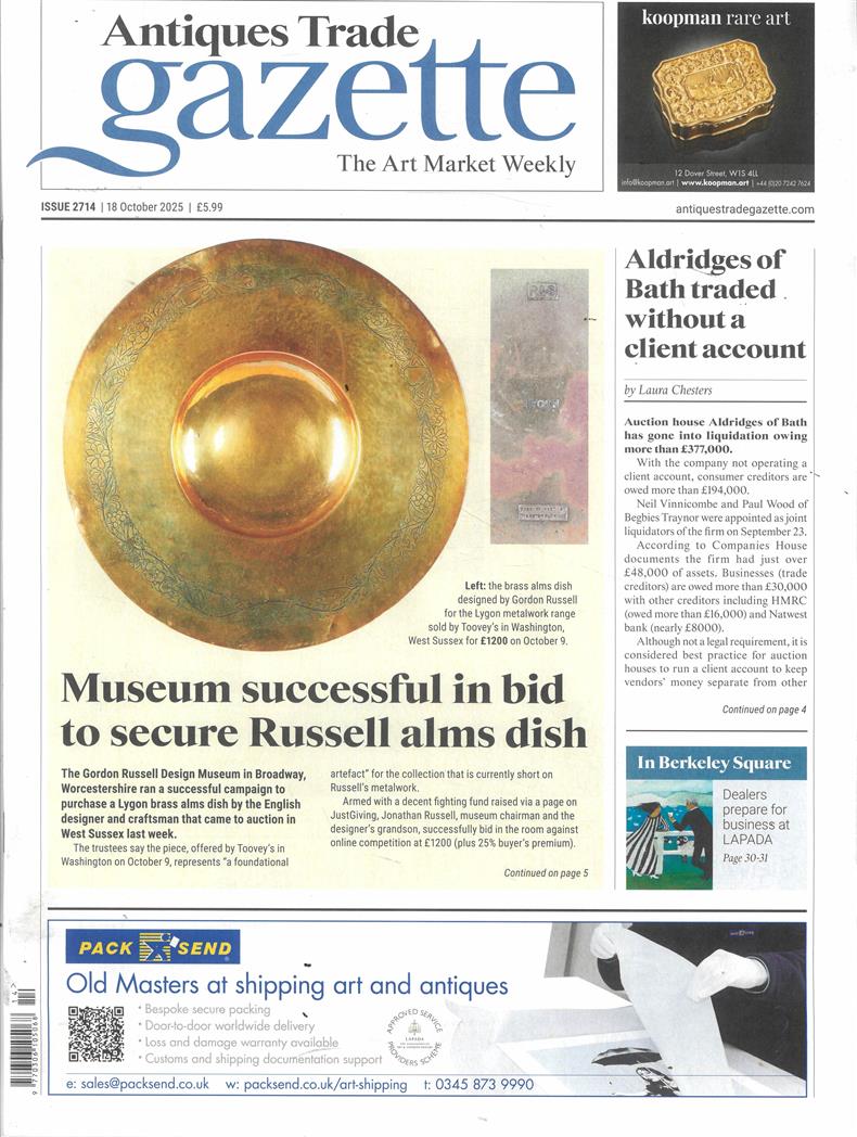 Antique Trade Gazette - 18/10/2025
