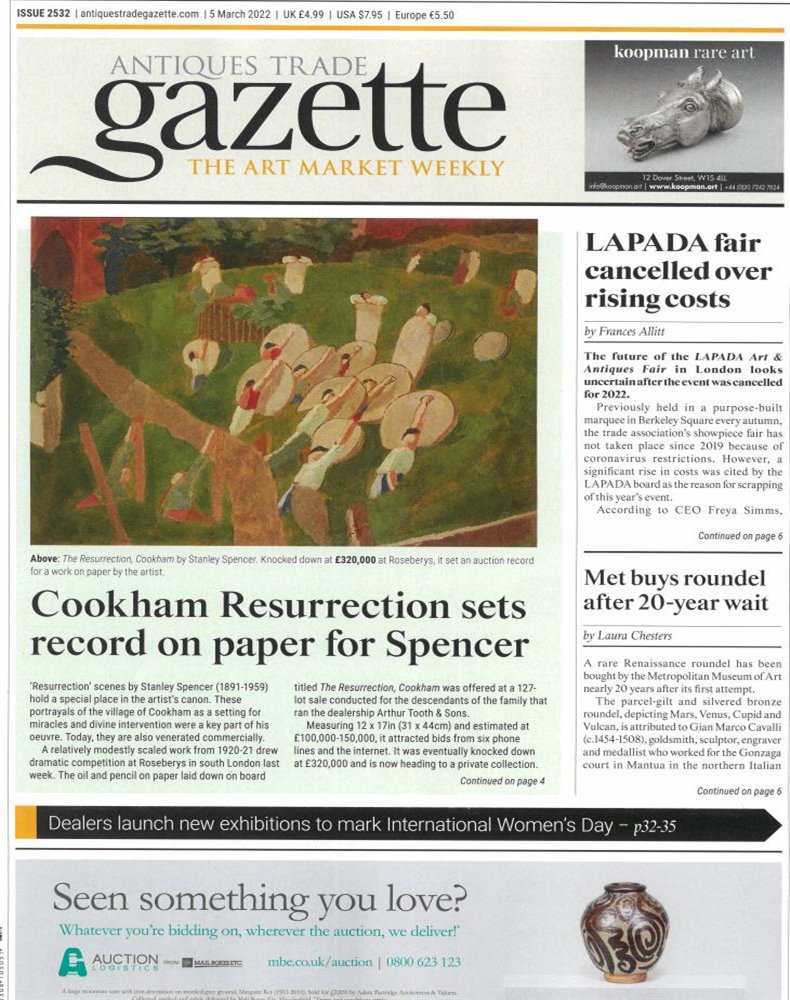 Antique Trade Gazette Magazine Issue 05/03/2022