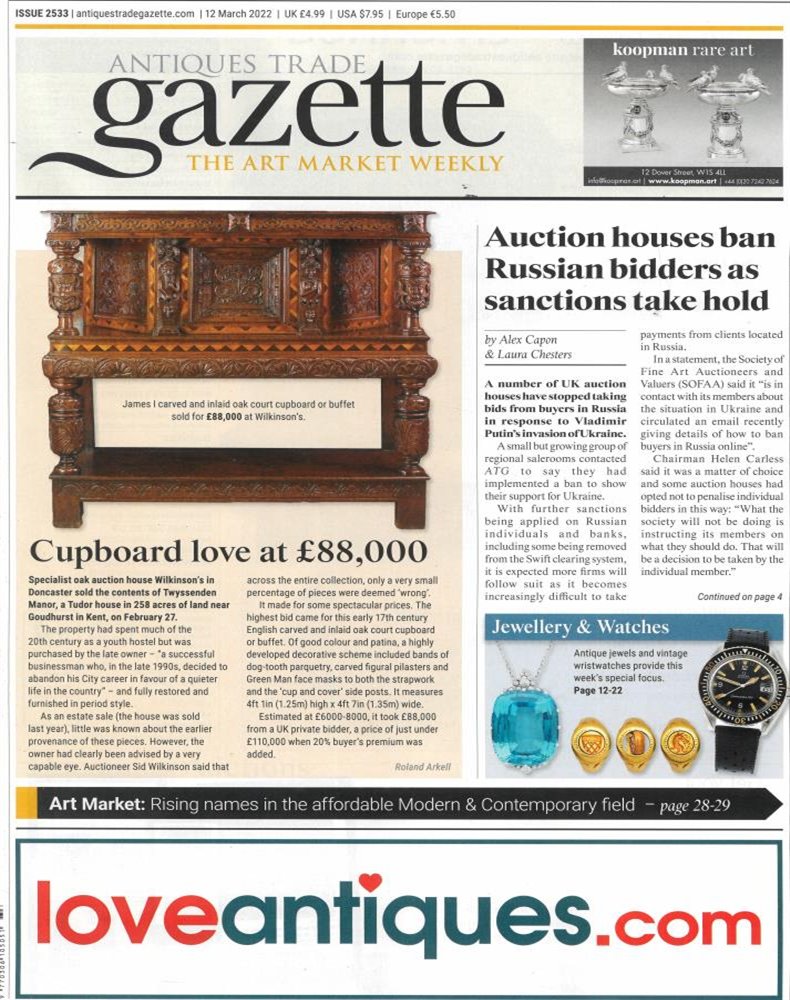 Antique Trade Gazette Magazine Issue 12/03/2022