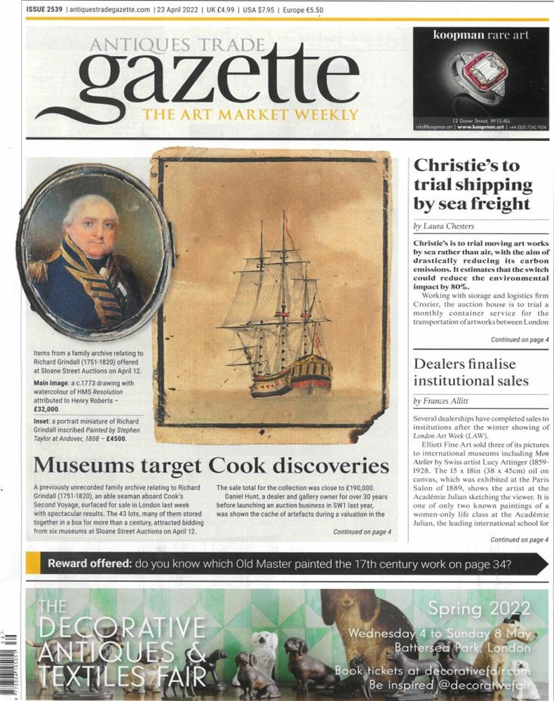 Antique Trade Gazette Magazine Issue 23/04/2022