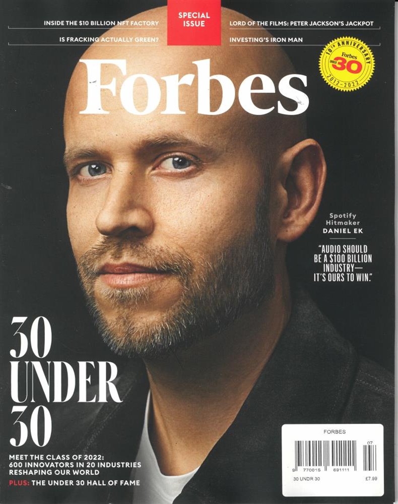 Forbes Magazine Issue 30 UNDR 30