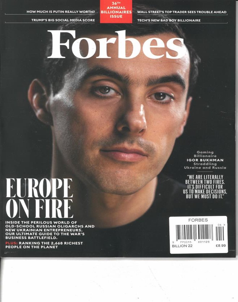 Forbes Magazine Issue BILLION 22
