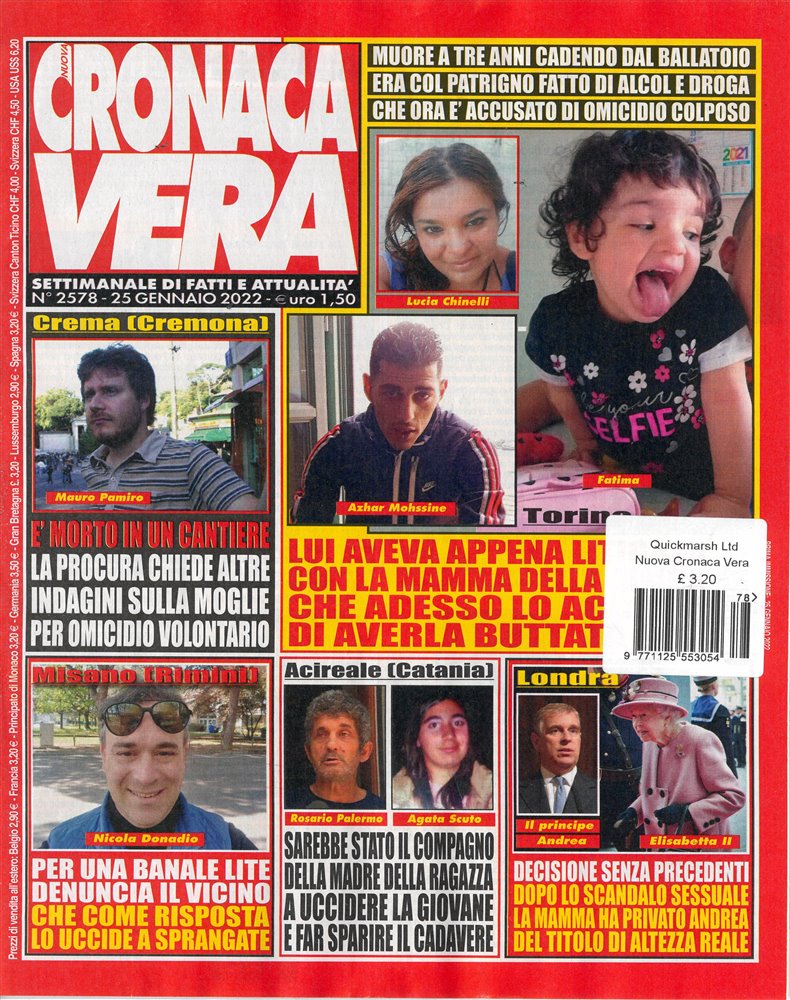 Nuova Cronaca Vera Weekly Magazine Issue NO 2578