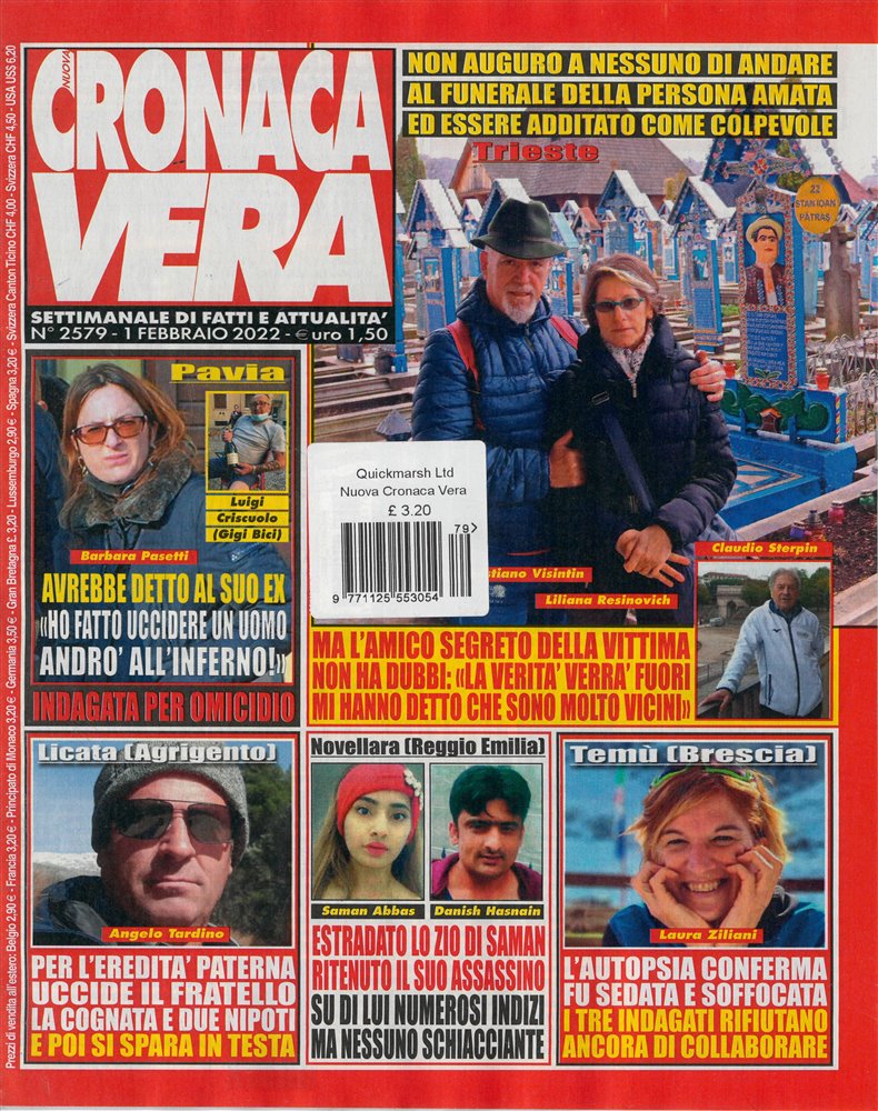 Nuova Cronaca Vera Weekly Magazine Issue NO 2579