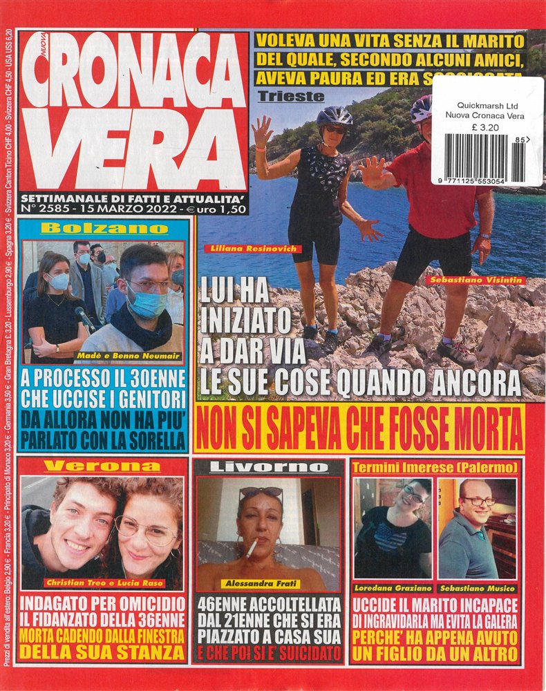 Nuova Cronaca Vera Weekly Magazine Issue NO 2585