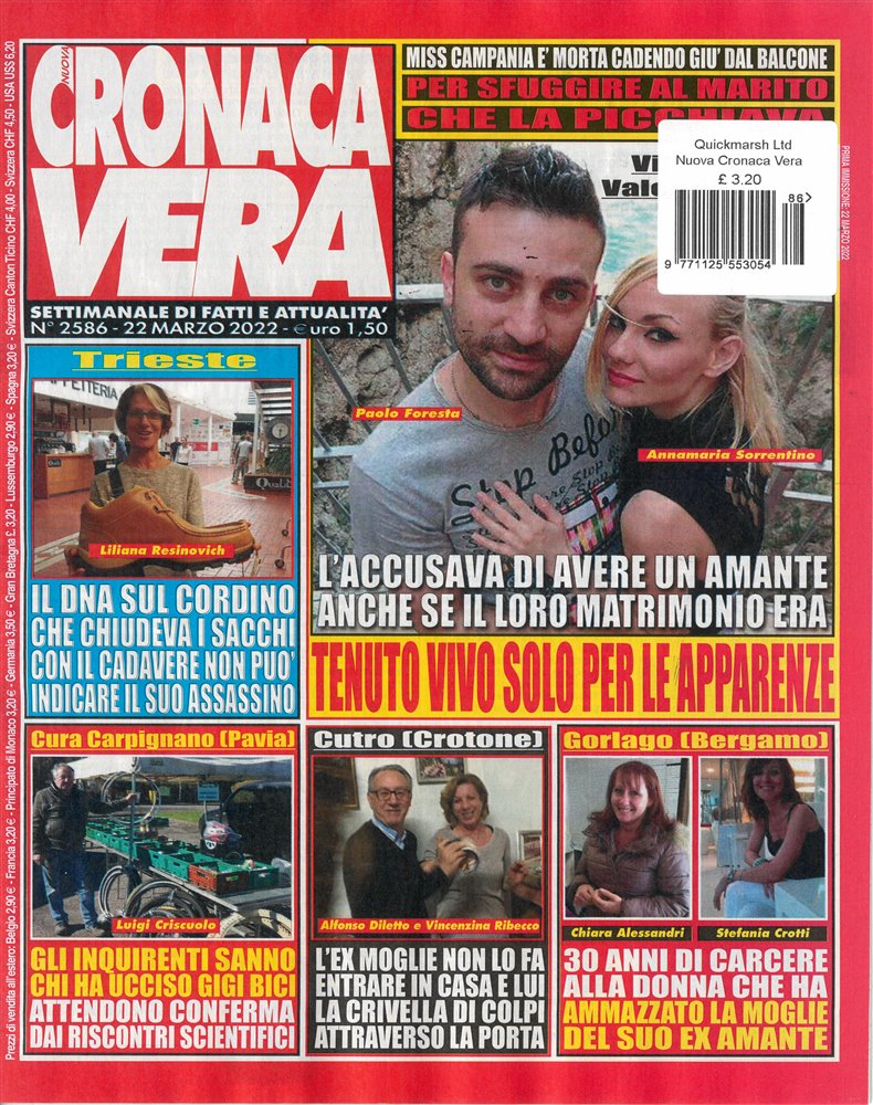 Nuova Cronaca Vera Weekly Magazine Issue NO 2586