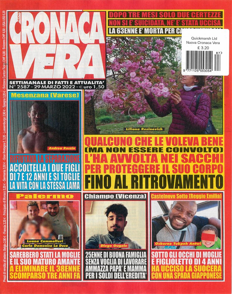 Nuova Cronaca Vera Weekly Magazine Issue NO 2587