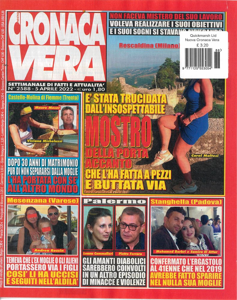 Nuova Cronaca Vera Weekly Magazine Issue NO 2588