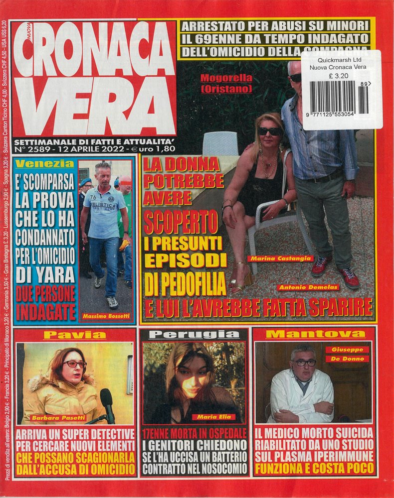 Nuova Cronaca Vera Weekly Magazine Issue NO 2589