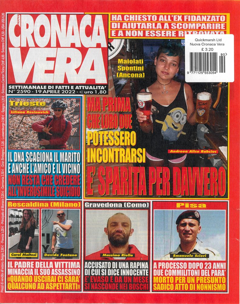 Nuova Cronaca Vera Weekly Magazine Issue NO 2590