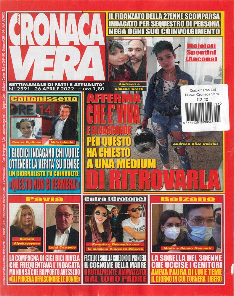 Nuova Cronaca Vera Weekly Magazine Issue NO 2591