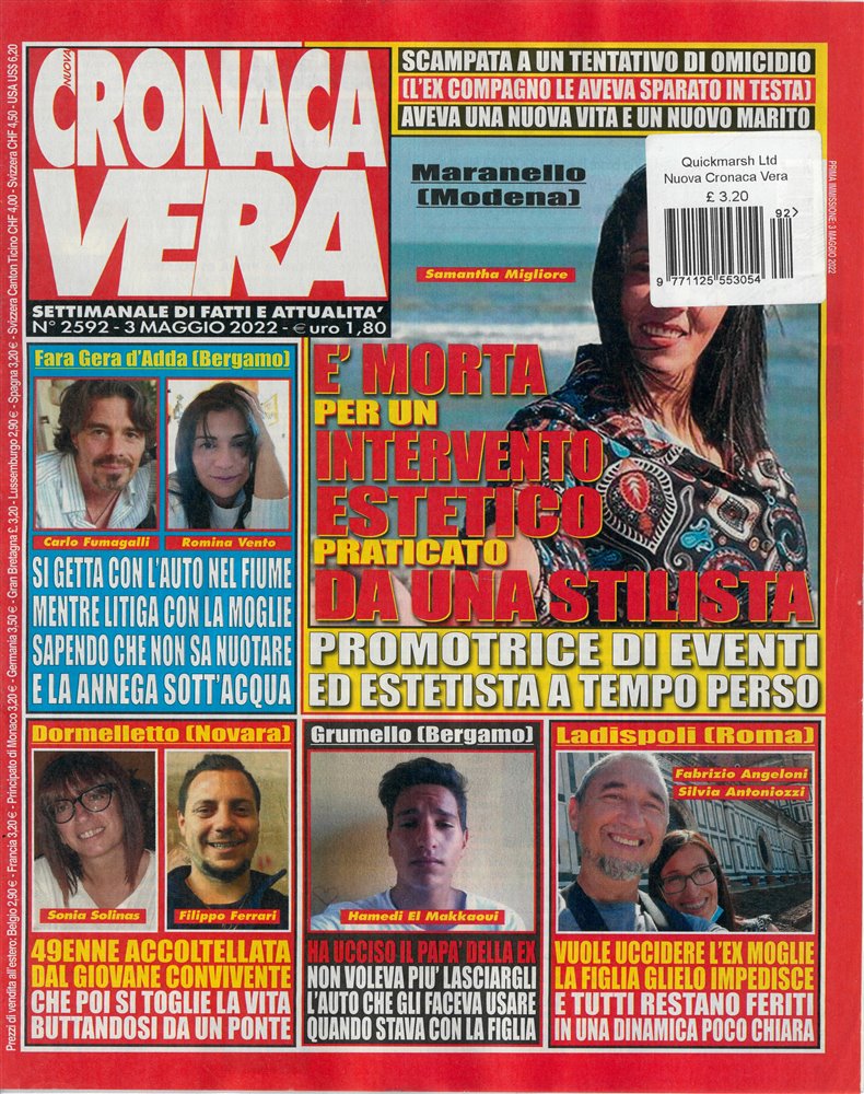 Nuova Cronaca Vera Weekly Magazine Issue NO 2592