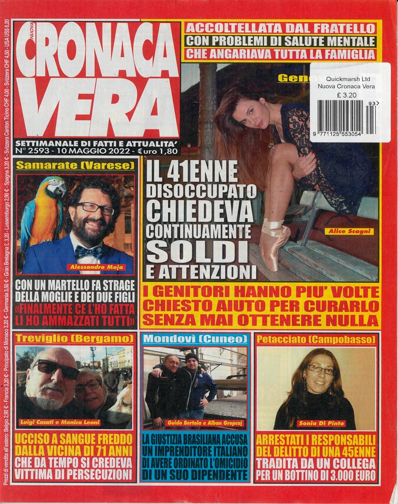 Nuova Cronaca Vera Weekly Magazine Issue NO 2593