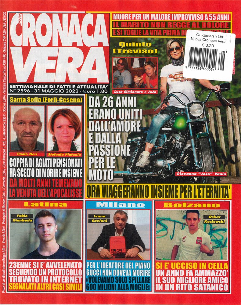 Nuova Cronaca Vera Weekly Magazine Issue NO 2596