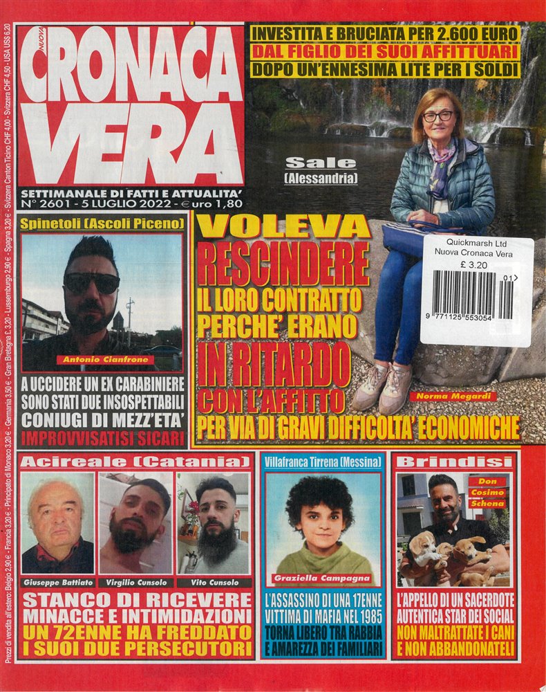 Nuova Cronaca Vera Weekly Magazine Subscription