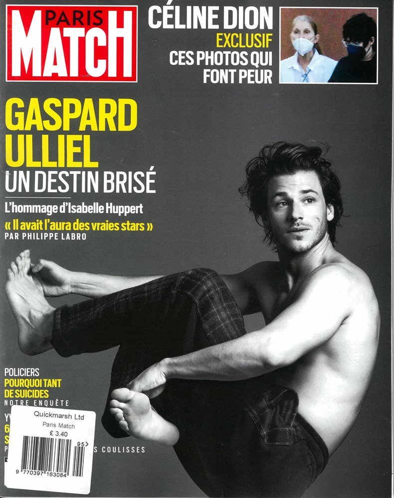 Paris Match Magazine Issue NO 3795