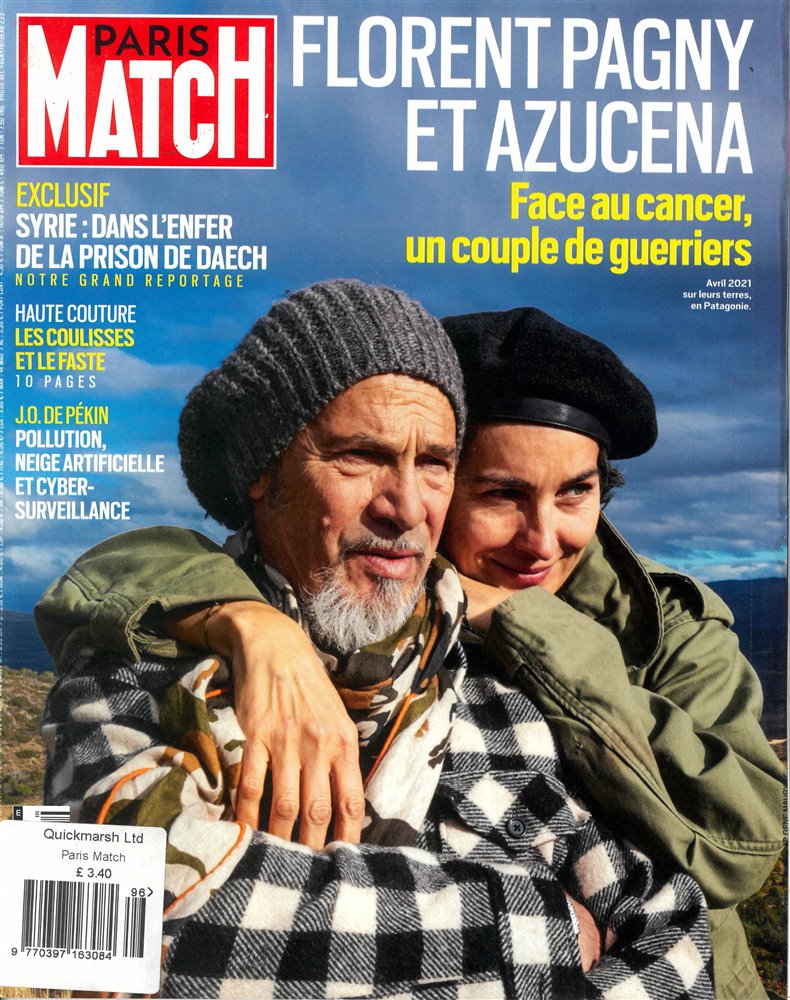 Paris Match Magazine Issue NO 3796
