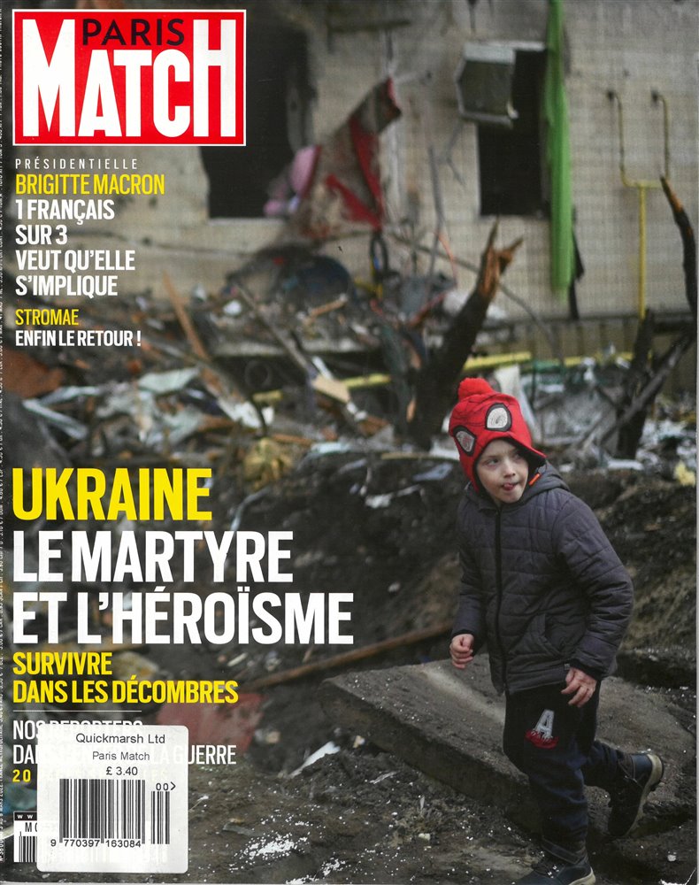 Paris Match Magazine Issue NO 3800