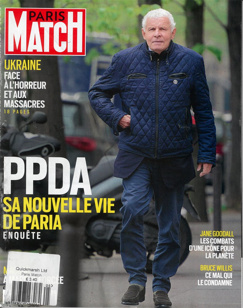 Paris Match Magazine Issue NO 3805