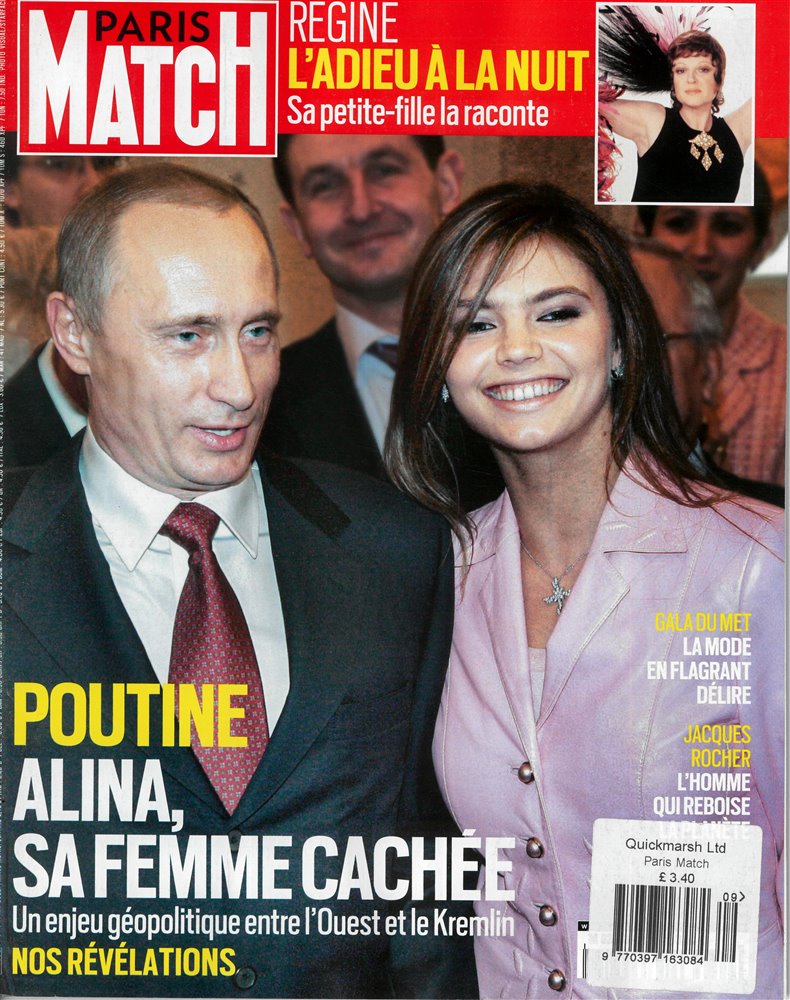 Paris Match Magazine Issue NO 3809