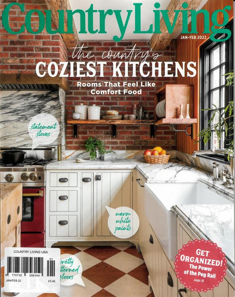 Country Living USA Magazine Issue JAN-FEB