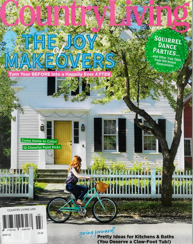 Country Living USA Magazine Issue MAR 22