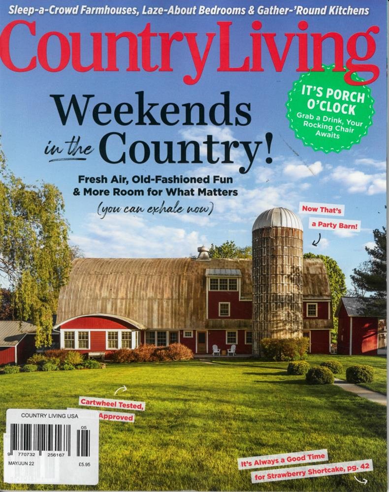 Country Living USA Magazine Issue MAY-JUN