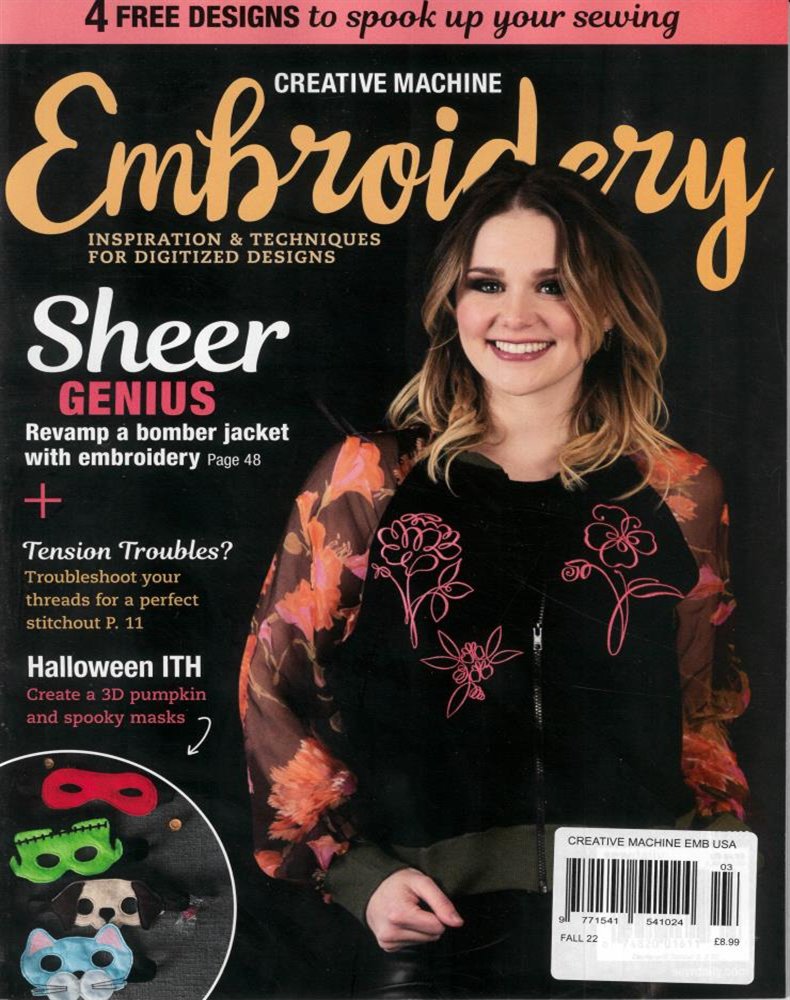 Creative Machine Embroidery Magazine Subscription