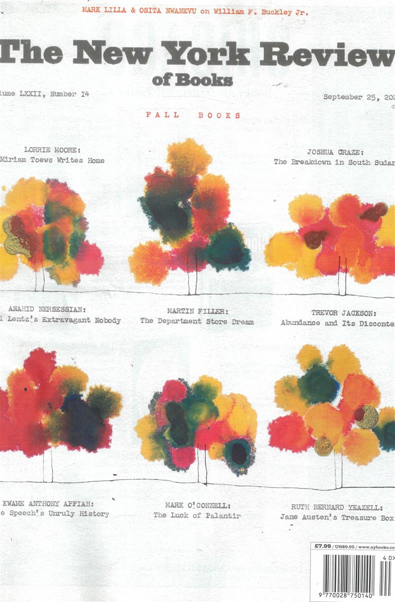 The New York Review of Books - 25/09/2025