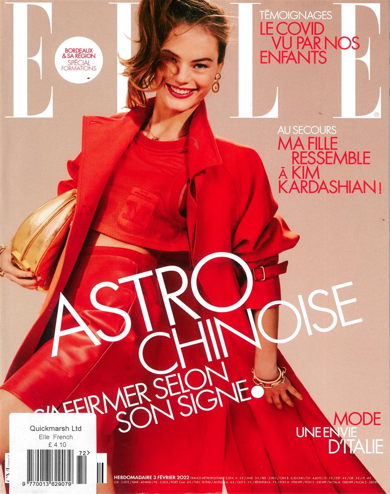 Elle French Magazine Issue NO 3972