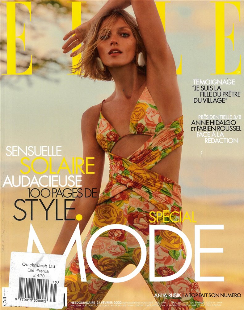 Elle French Magazine Issue NO 3975