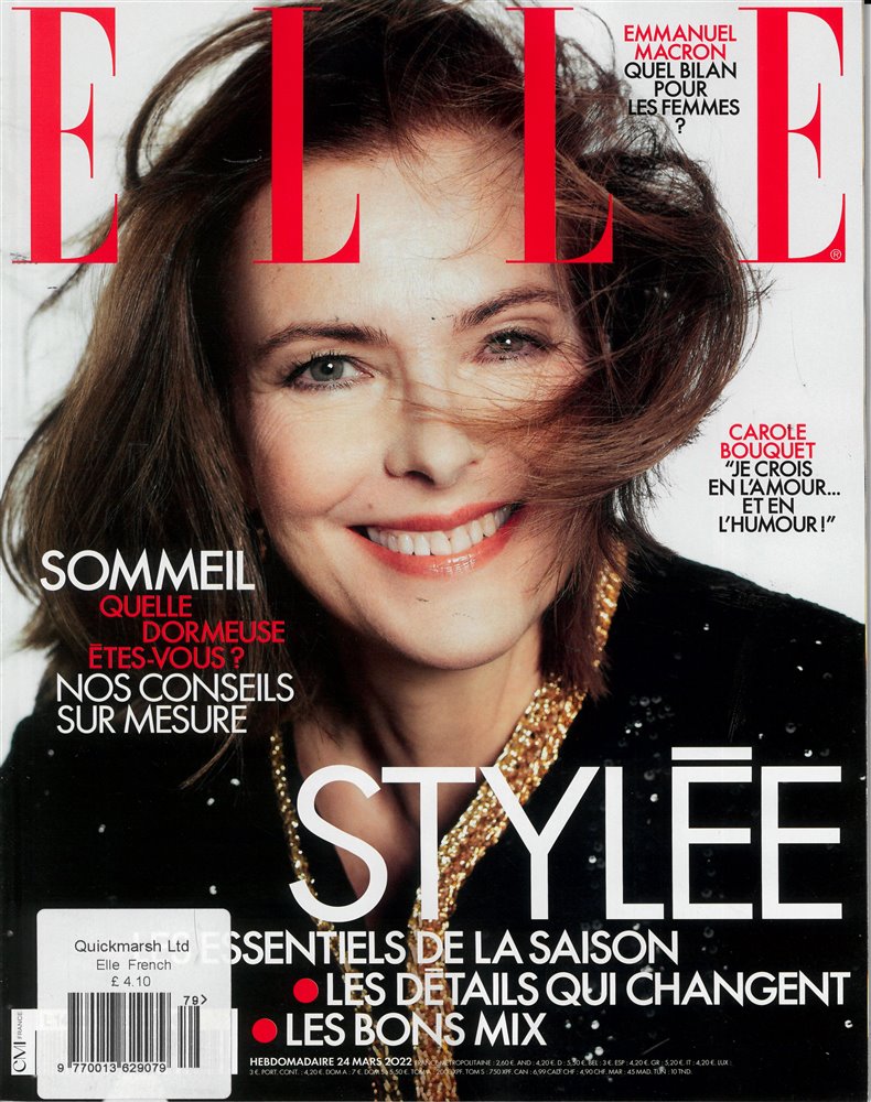 Elle French Magazine Issue NO 3979