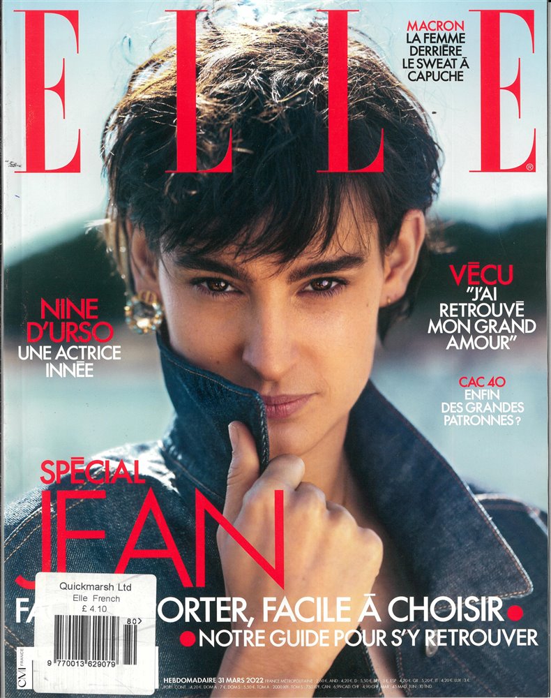 Elle French Magazine Issue NO 3980