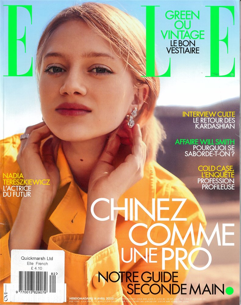 Elle French Magazine Issue NO 3982