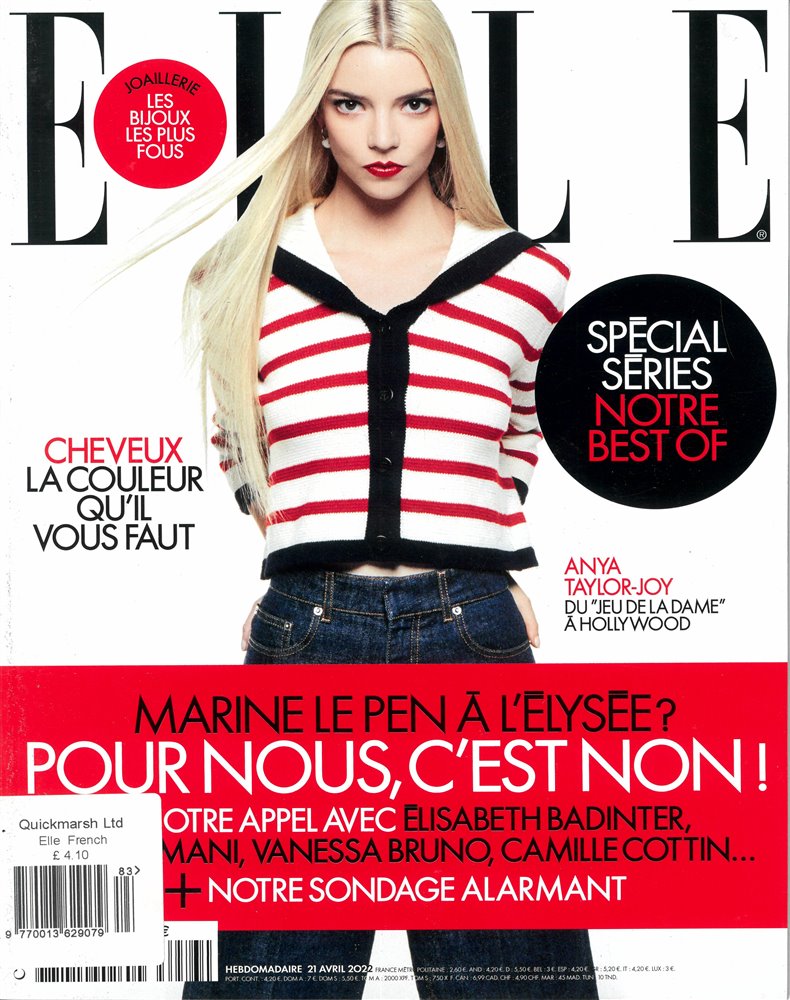 Elle French Magazine Issue NO 3983