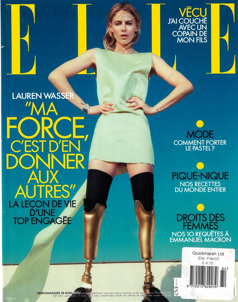 Elle French Magazine Issue NO 3984