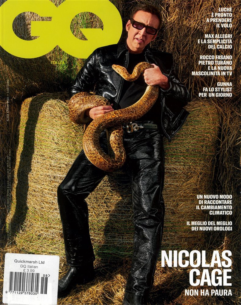 GQ Italian Magazine Issue NO 258