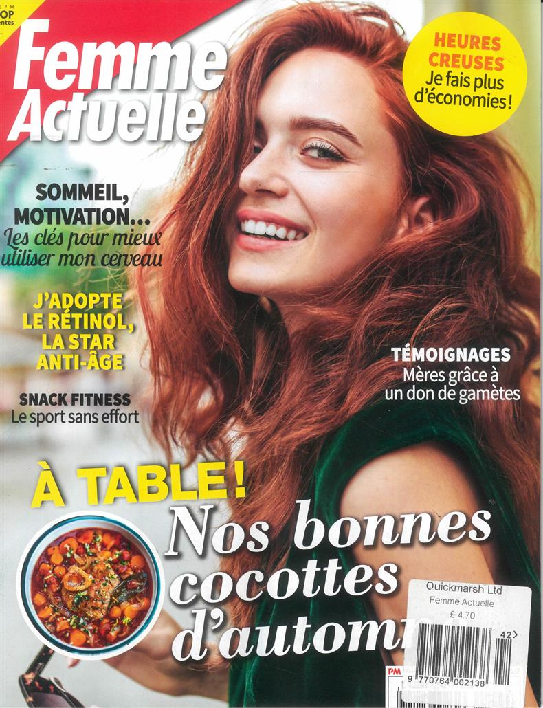 Femme Actuelle - NO 2142