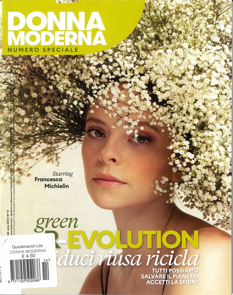 Donna Moderna Magazine Issue NO 14