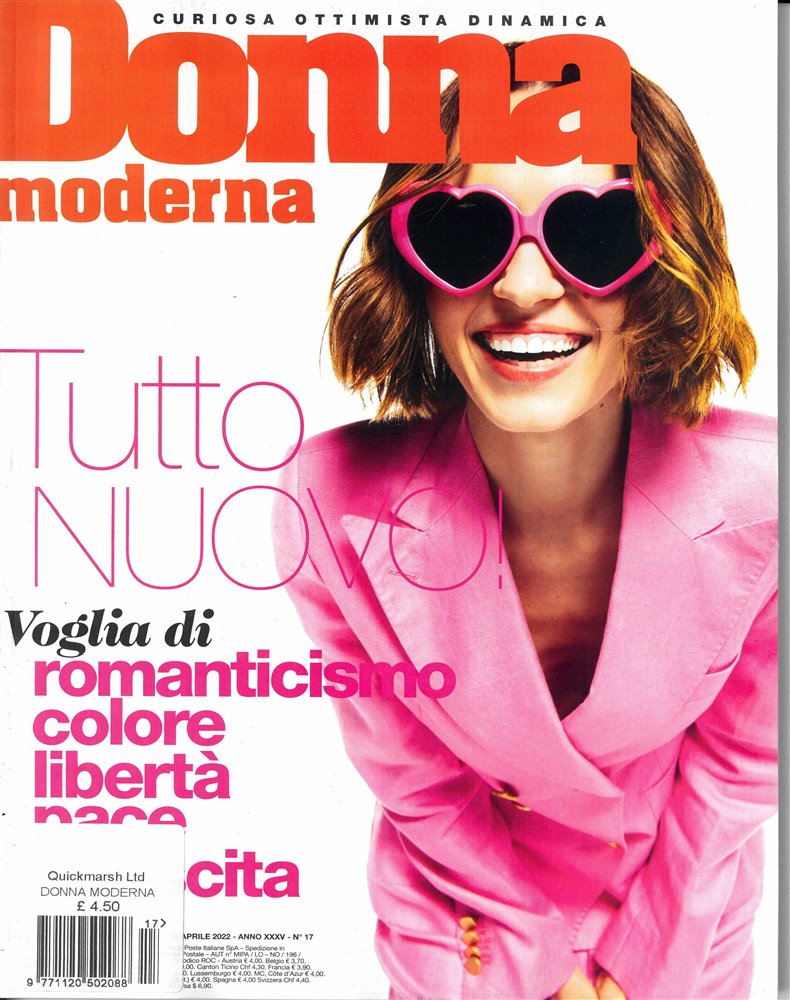 Donna Moderna Magazine Issue NO 17